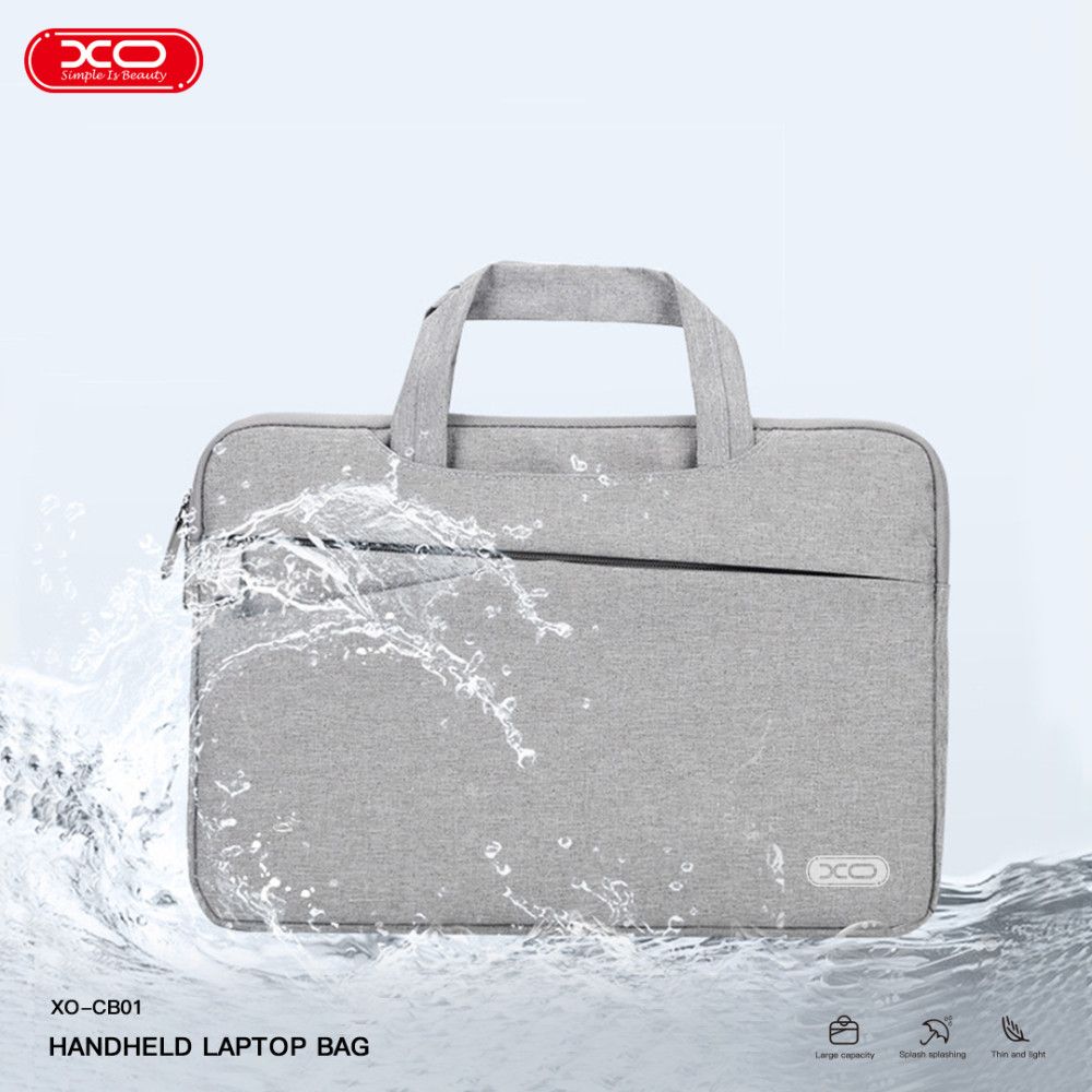 XO CB01 Handheld Laptop Bag 14 Inch Grey